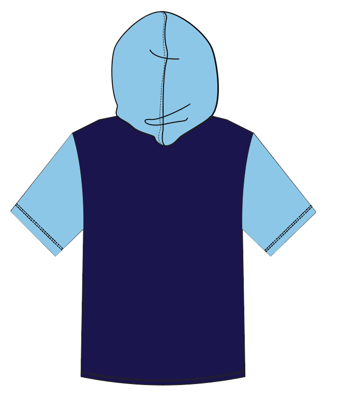 Saints Short Sleeve Baseball Hoodie