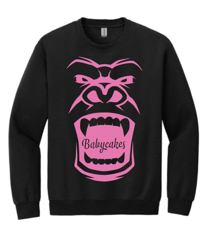 Babycakes Gorilla Crewneck Sweatshirt