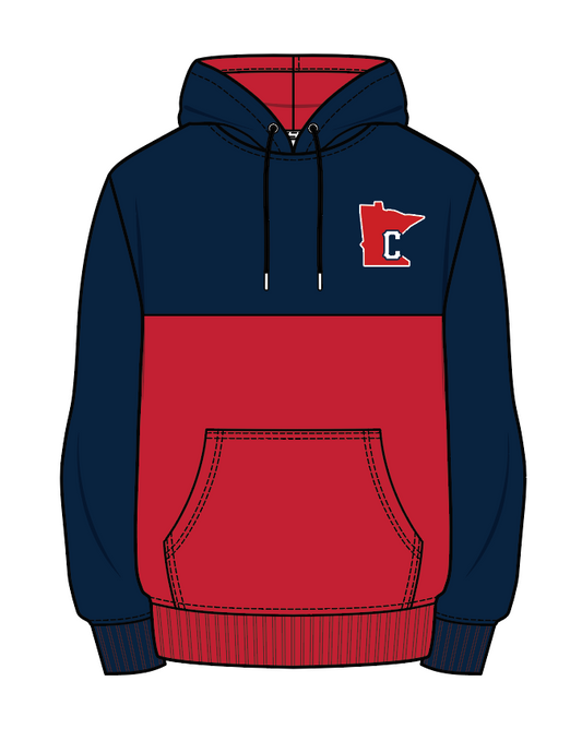 TC Cardinals Color Block Hoodie