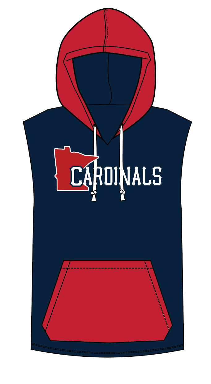TC Cardinals Sleeveless Hoodie