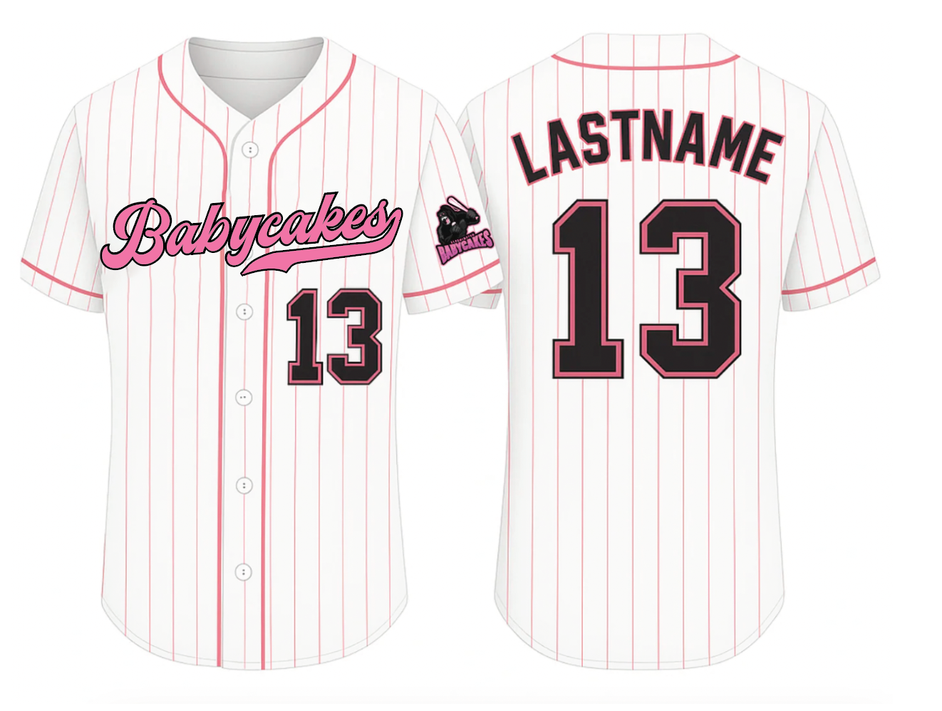 Babycakes Jersey Pinstripe