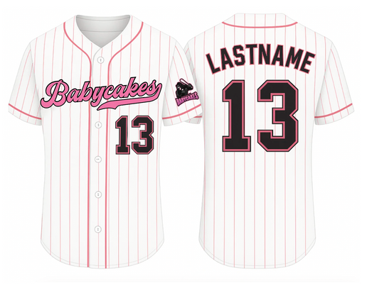 Babycakes Jersey Pinstripe